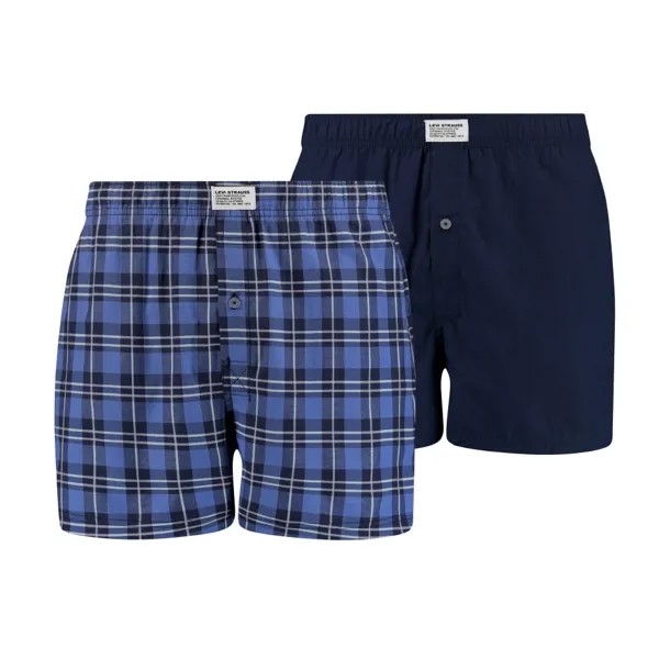 Боксеры мужские Levi's Woven Boxer 2P разноцветные L