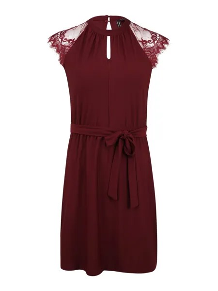 Коктейльное платье Vero Moda MILLA, красное вино