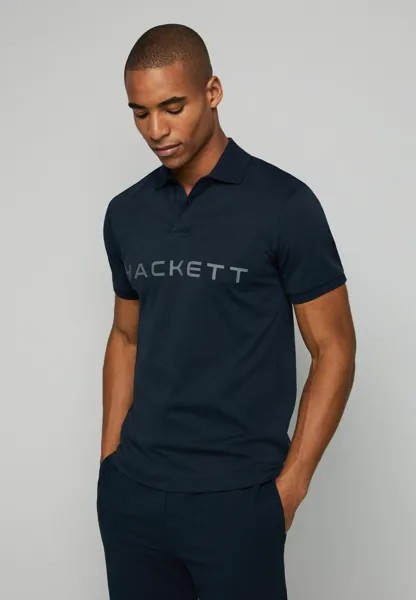 Рубашка-поло ESSENTIAL Hackett London, цвет navy grey