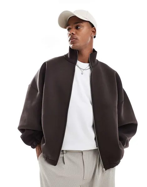 Коричневая спортивная куртка с аквалангом ASOS DESIGN Extreme