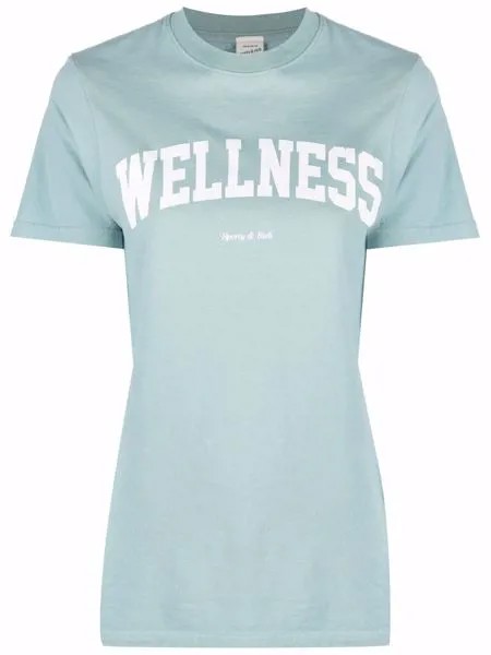 Sporty & Rich футболка Wellness с логотипом