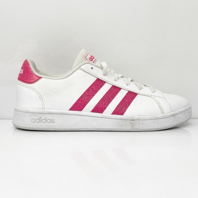 Adidas Girls Grand Court EG5136 Белая повседневная обувь Кроссовки Размер 3.5