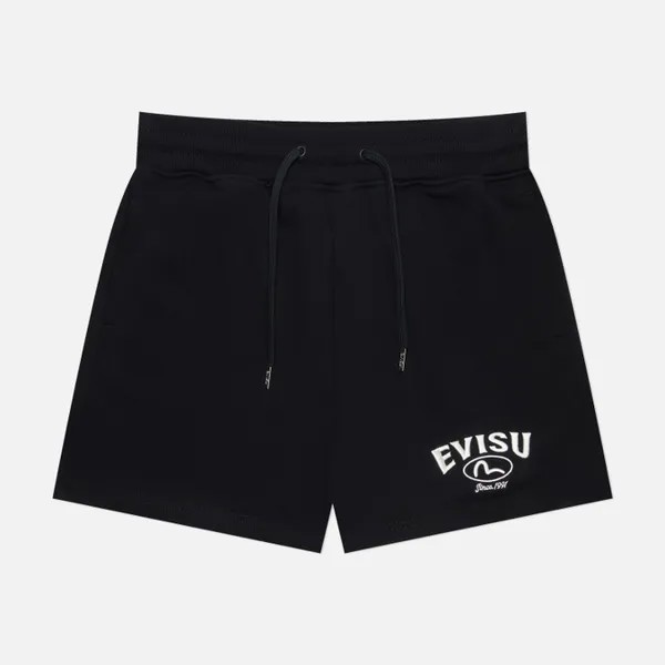 Женские шорты Evisu Embroidered Evisu чёрный, Размер L