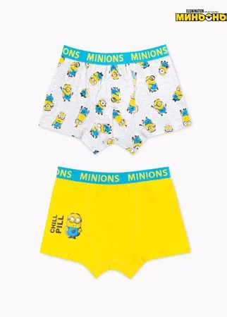 Трусы-боксеры с принтом Minions для мальчика 2 шт. Gloria Jeans