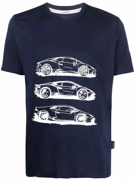 Automobili Lamborghini футболка с графичным принтом