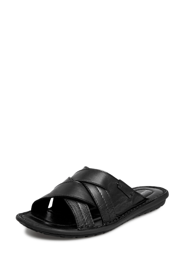 Шлепанцы мужские Alessio Nesca Comfort 03106130 черные 45 RU