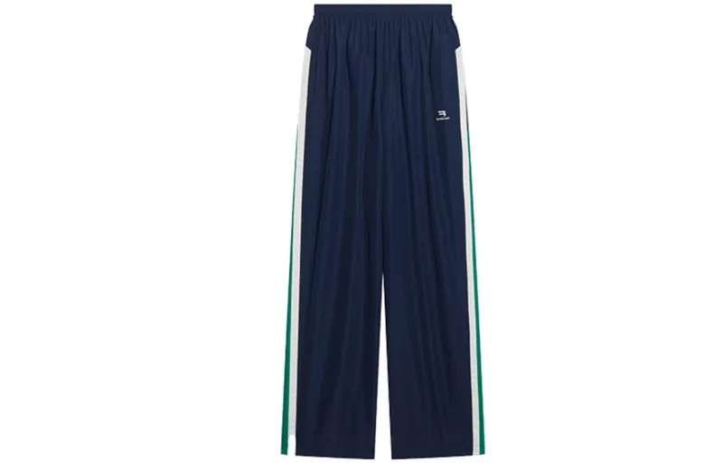 Balenciaga Мужские трикотажные спортивные штаны, цвет Blue