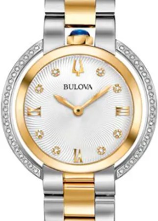 Японские наручные  женские часы Bulova 98R246. Коллекция Rubaiyat
