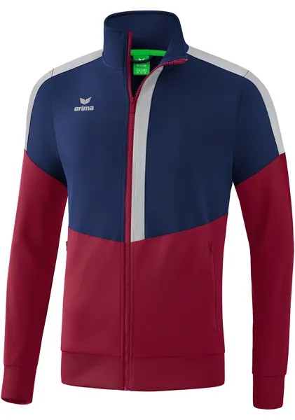 Спортивная куртка erima Squad Worker Jacke, цвет new navy/bordeaux/silver grey