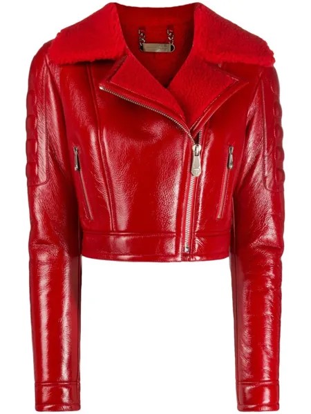 Philipp Plein байкерская куртка Killer, красный