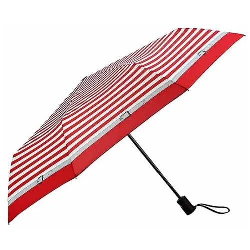 Зонт складной женский Doppler 744865D Stripes Red