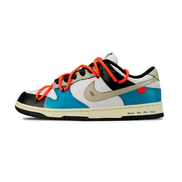 Кроссовки Nike Dunk Skateboarding Shoes Unisex Low-top University Blue/Black/White, синий
