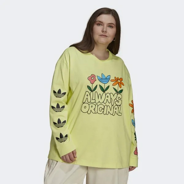Лонгслив Always Original Graphic (Plus Size) adidas Originals