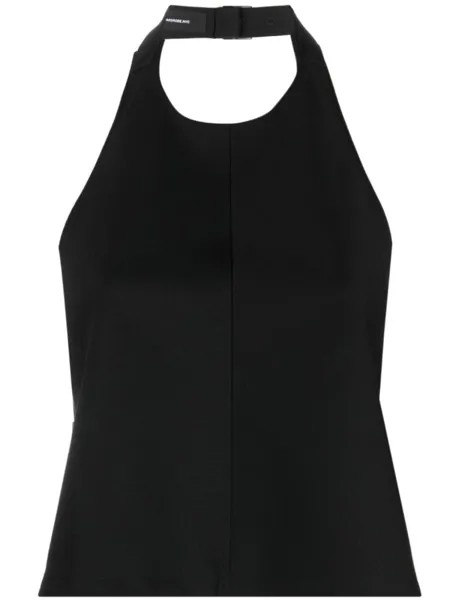 WARDROBE.NYC топ из вирджинской шерсти с вырезом халтер, черный