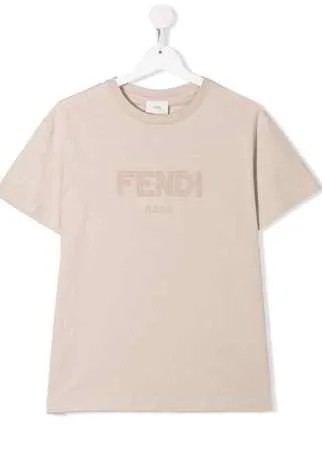 Fendi Kids толстовка с логотипом