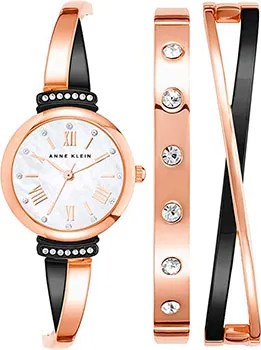 Fashion наручные  женские часы Anne Klein 2245GYST. Коллекция Box Set
