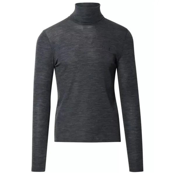 Футболка wool turtleneck sweater Saint Laurent, серый
