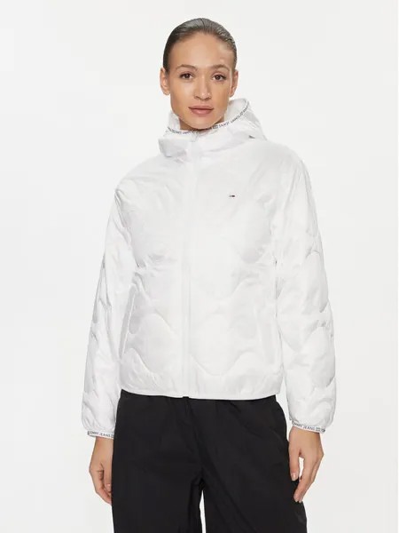 Переходная куртка стандартного кроя Tommy Jeans, белый
