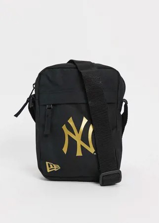 Черная сумка для авиапутешествий с логотипом New Era-Черный