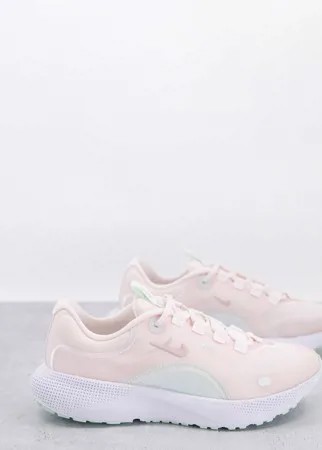 Кроссовки светло-розового цвета Nike Running React Escape Run-Розовый цвет
