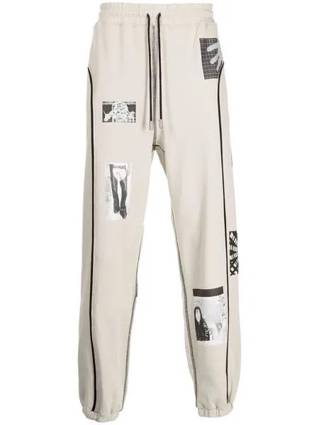 Eckhaus Latta спортивные брюки с графичным принтом