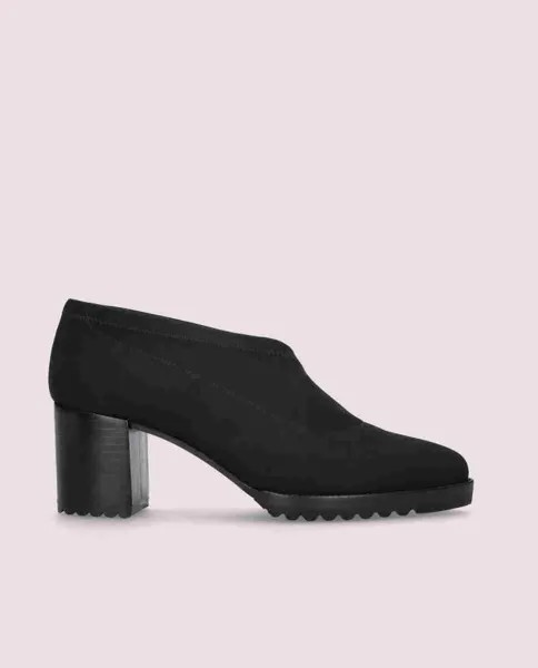 Женские туфли из водостойкой эластичной ткани черного цвета Mascaró, черный