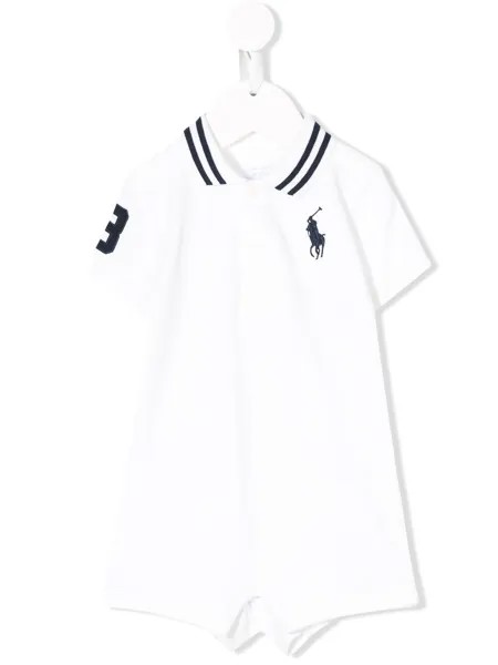 Ralph Lauren Kids комбинезон с вышитым логотипом