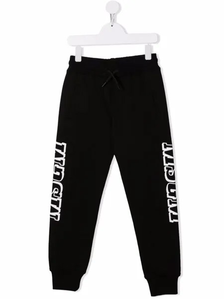 MSGM Kids спортивные брюки с логотипом