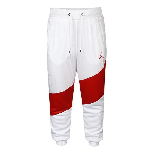 Спортивные штаны Men's Air Jordan Casual Cozy White Sports Pants/Trousers/Joggers, белый
