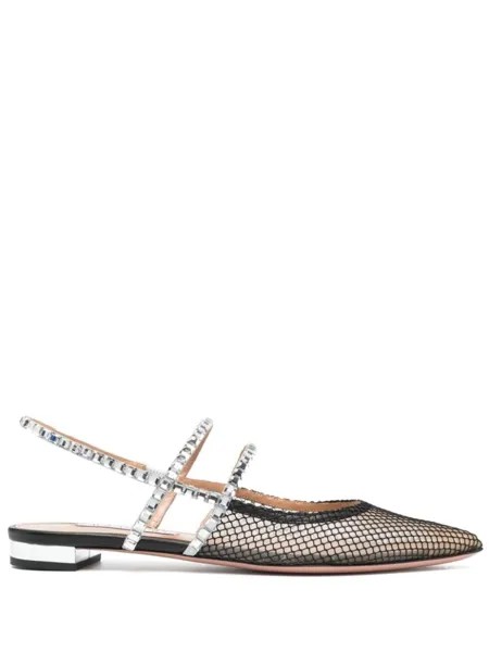 Aquazzura балетки Martini, черный