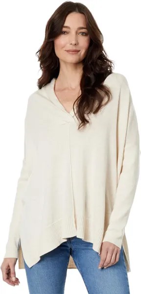 Свитер Lilla P Oversized Shawl Collar Sweater, цвет Oatmeal