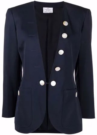 Valentino Pre-Owned пиджак 1970-х годов с контрастными пуговицами