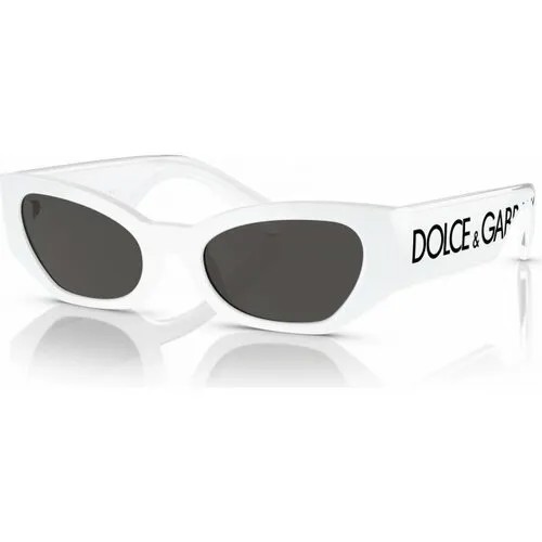 Солнцезащитные очки DOLCE & GABBANA DG 6186 331287, белый, серый