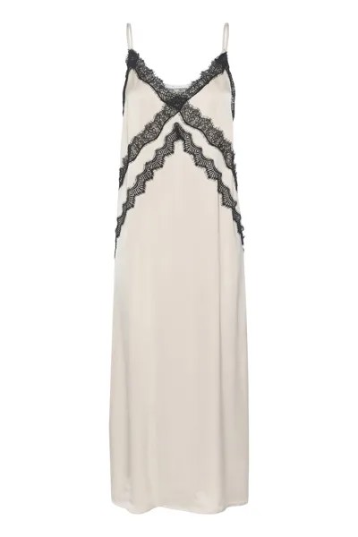Коктейльное/праздничное платье SACHI SLIP DRESS Gestuz, бежевый