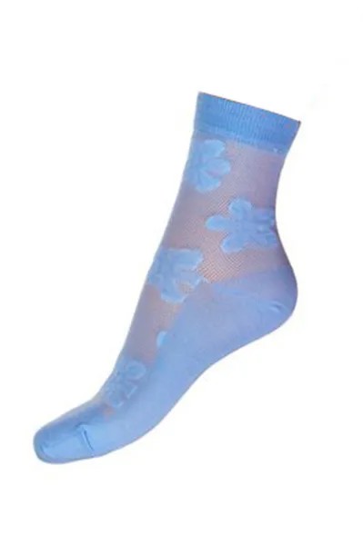 Комплект носков женских Пингонс 10В3 голубых 25