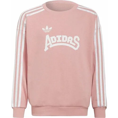 Толстовка adidas, размер 128, розовый
