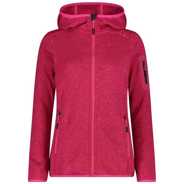 Куртка CMP 3H19826 Hooded Fleece, розовый