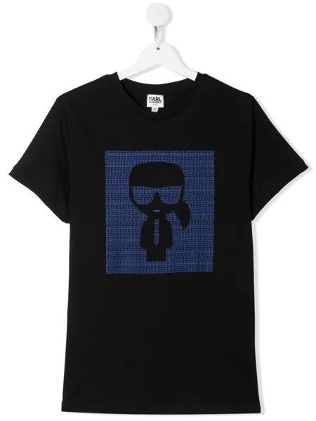 Karl Lagerfeld Kids футболка с графичным принтом