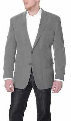 Серый текстурированный пиджак классического кроя на двух пуговицах Ralph Lauren Спортивное пальто