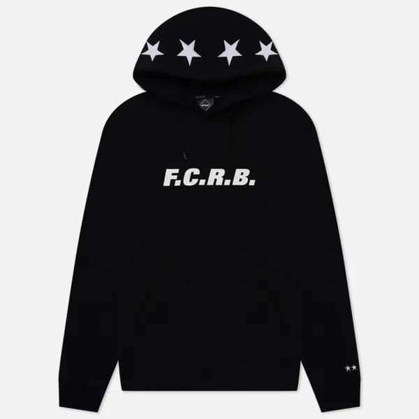 Мужская толстовка F.C. Real Bristol Star Applique Classic Logo Hoodie чёрный, Размер S