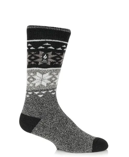 Мужские носки Lite Svenson Fairisle Crew Heat Holders, цвет Dark Gray