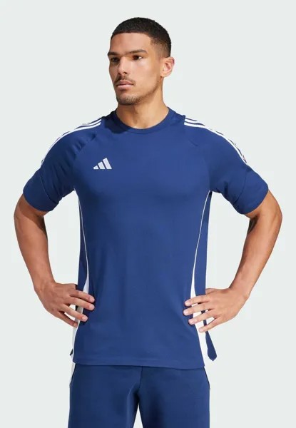 Спортивная футболка Tiro Adidas, цвет team navy blue white