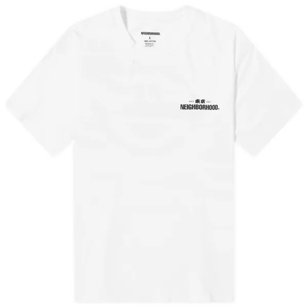 Футболка Neighborhood 4 Printed T-Shirt, белый