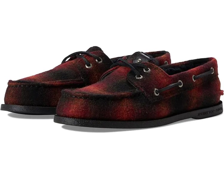 Топсайдеры Sperry A/O Seacycled Shearling Wool, черный мульти