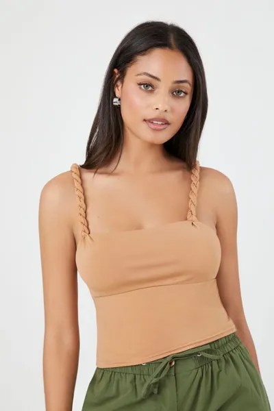 Плетеная укороченная майка Forever 21