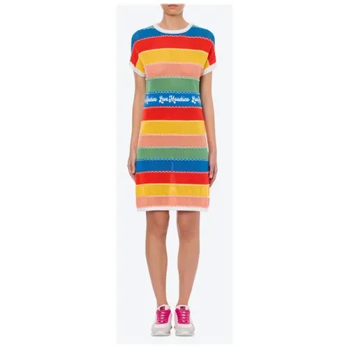 Платье для женщин, LOVE MOSCHINO, модель: WS86R10X14724057, цвет: мультицвет, размер: 40