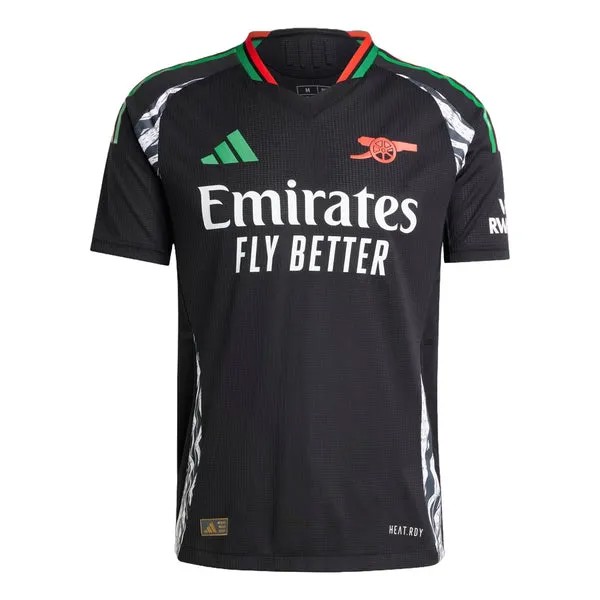 Футболка arsenal 24 25 выездная аутентичная футбольная майка азия размеры Adidas, черный