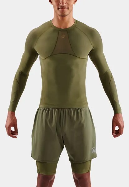 Футболка с длинным рукавом Skins Kompressionsshirt S5 Skins, хаки