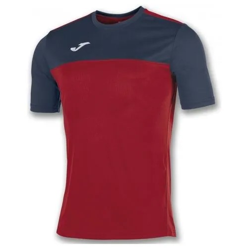 Футболка спортивная joma Весна-лето 2024, размер 08л-10л-4XS-3XS, красный/темно-синий