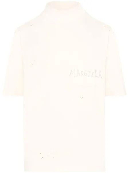 Maison Margiela футболка Handwritten, белый